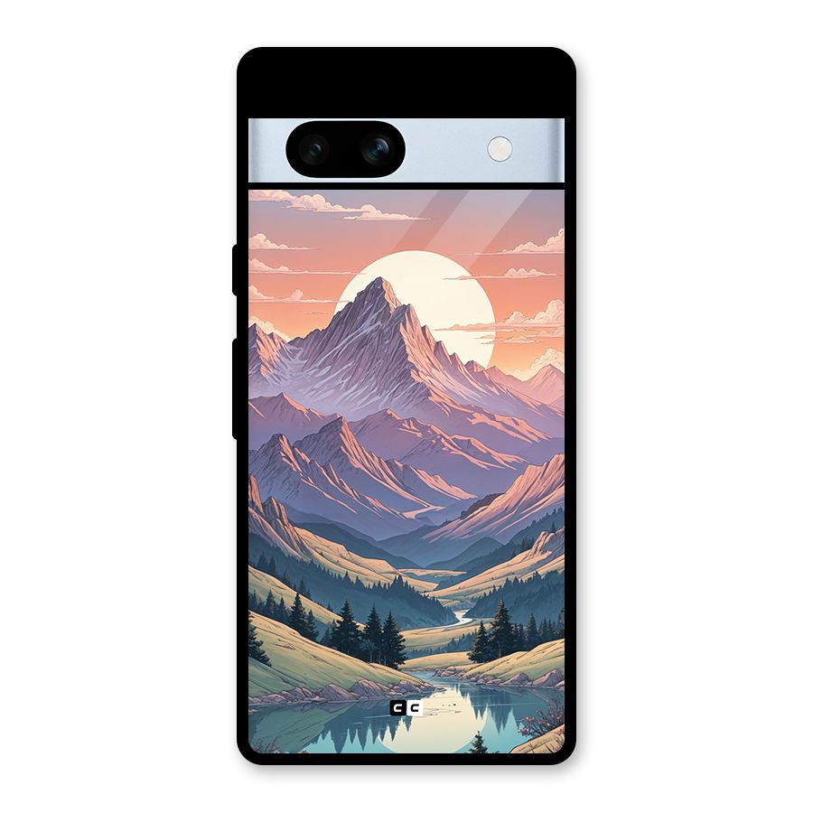 Sweet Evening Glass Back Case for Google Pixel 7a