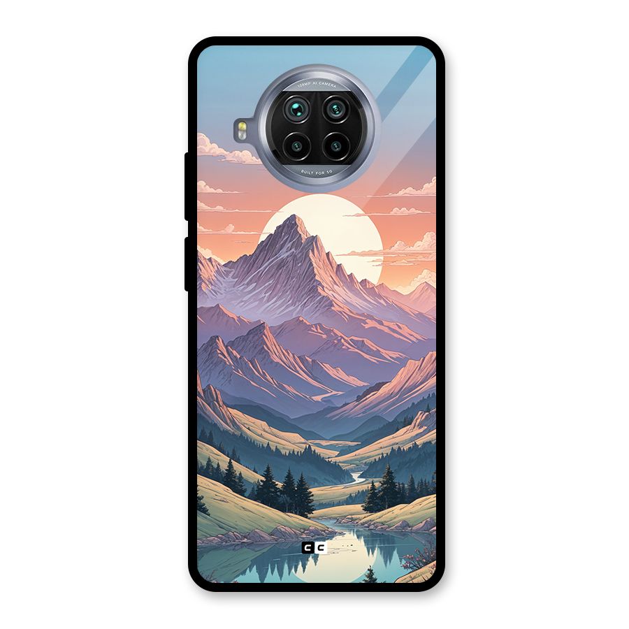 Sweet Evening Glass Back Case for Mi 10i