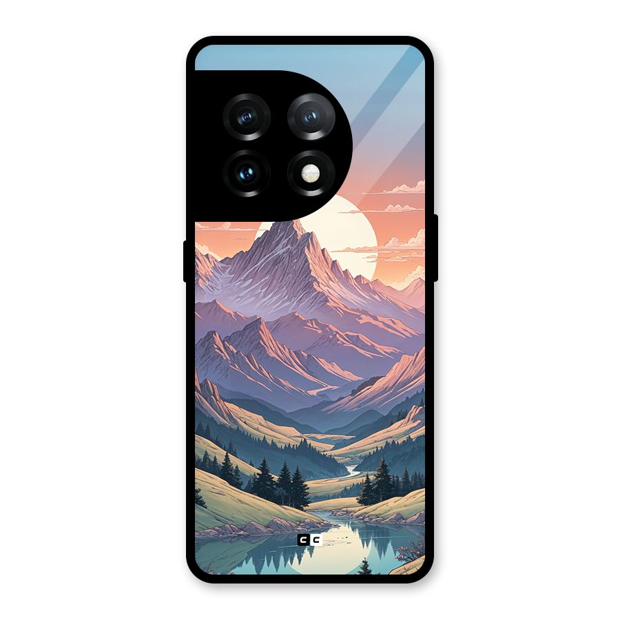 Sweet Evening Glass Back Case for OnePlus 11