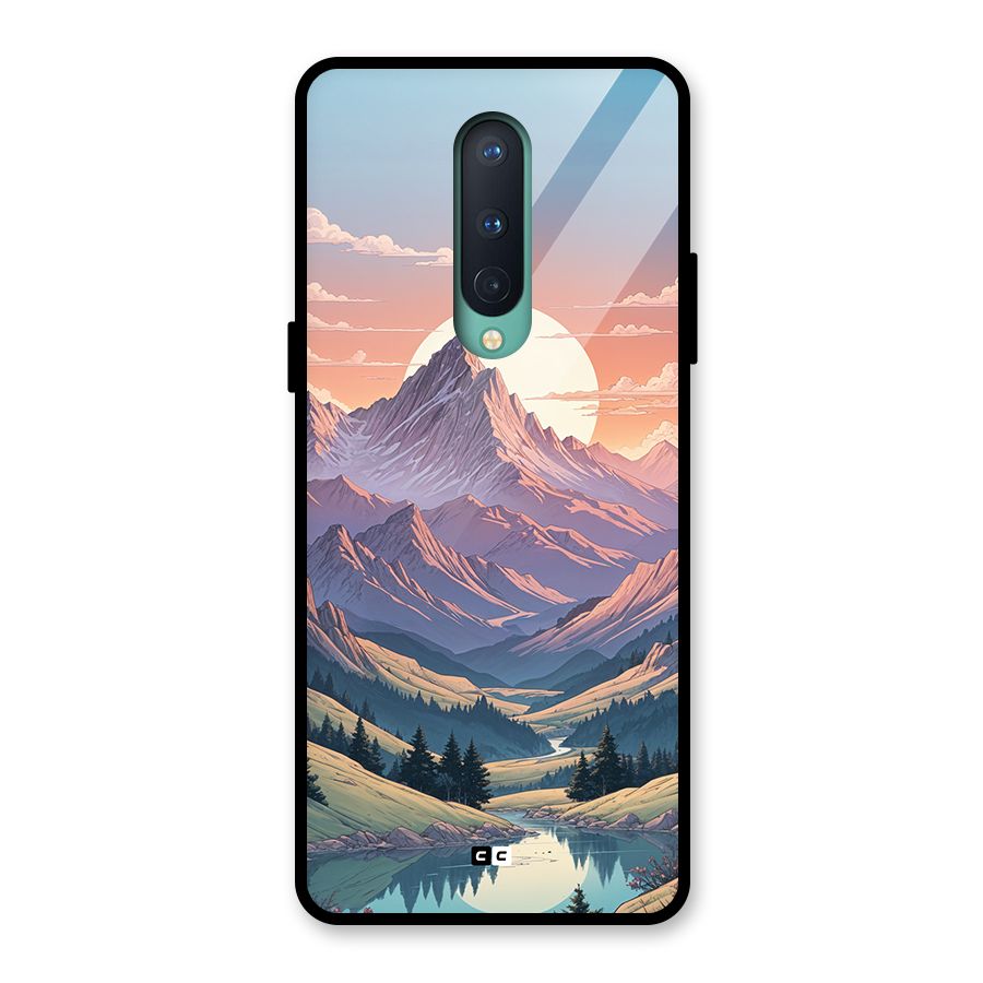 Sweet Evening Glass Back Case for OnePlus 8