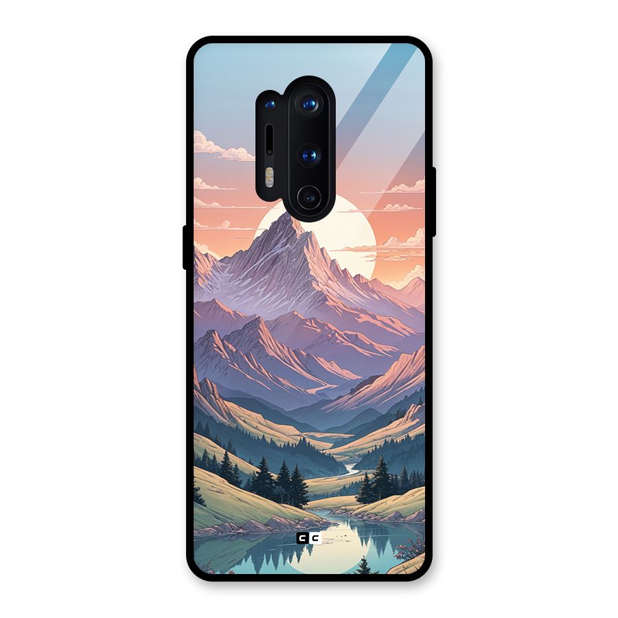 Sweet Evening Glass Back Case for OnePlus 8 Pro