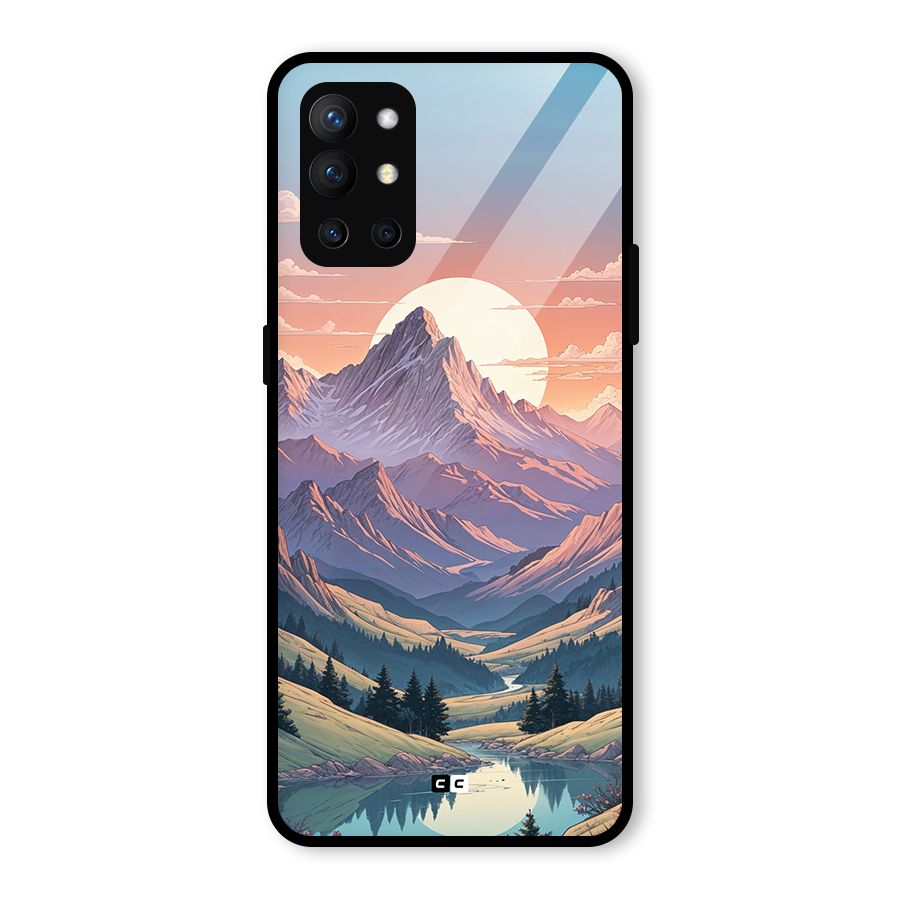 Sweet Evening Glass Back Case for OnePlus 9R