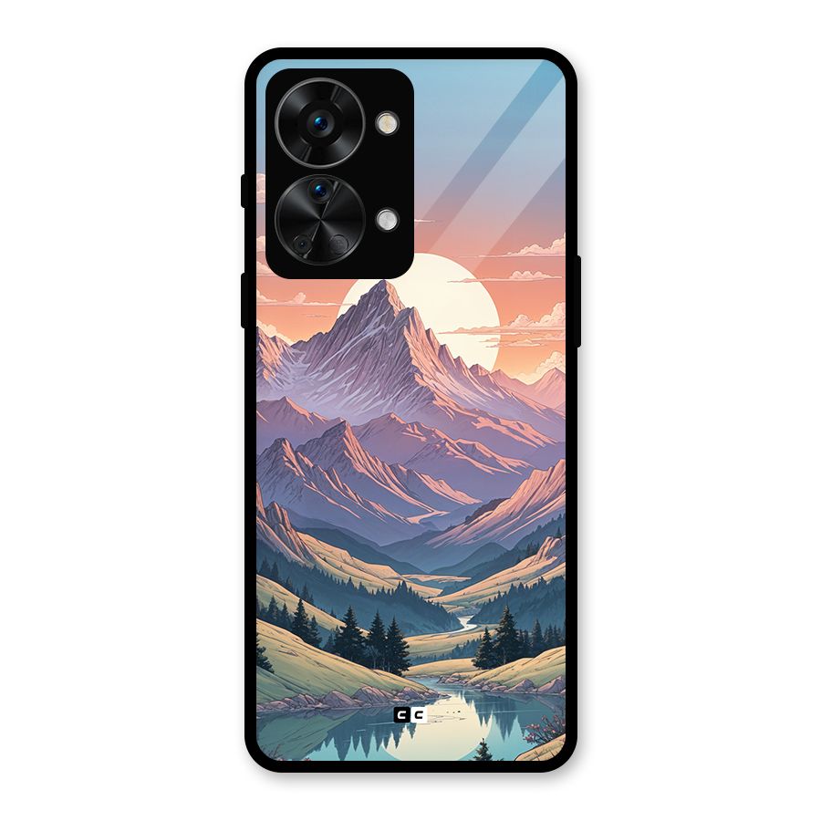 Sweet Evening Glass Back Case for OnePlus Nord 2T