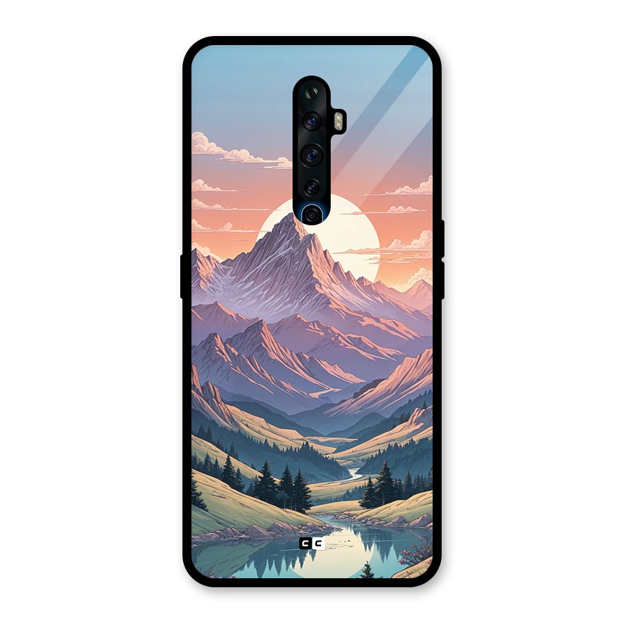 Sweet Evening Glass Back Case for Oppo Reno2 Z