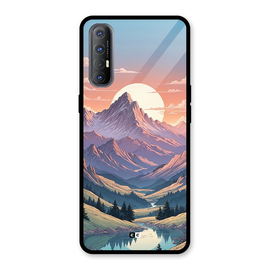 Sweet Evening Glass Back Case for Oppo Reno3 Pro