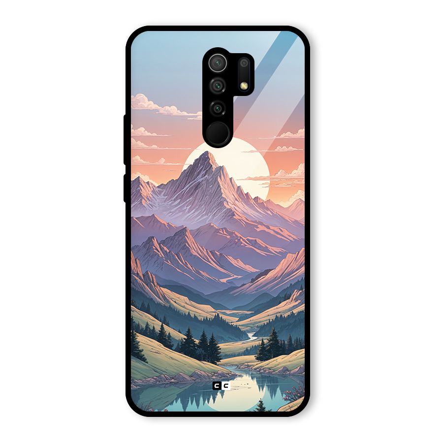 Sweet Evening Glass Back Case for Poco M2