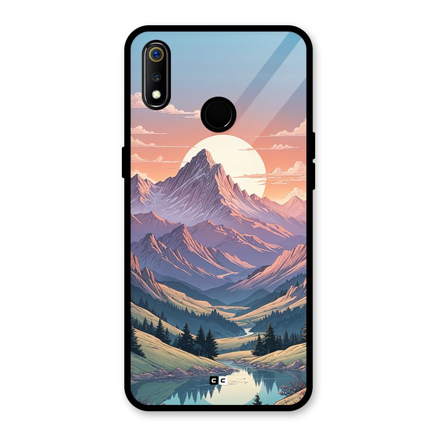 Sweet Evening Glass Back Case for Realme 3