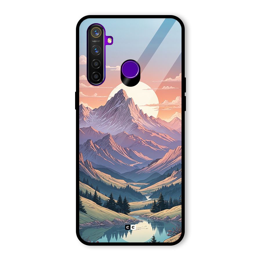 Sweet Evening Glass Back Case for Realme 5 Pro