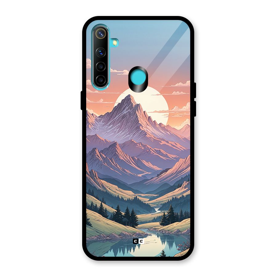 Sweet Evening Glass Back Case for Realme 5i