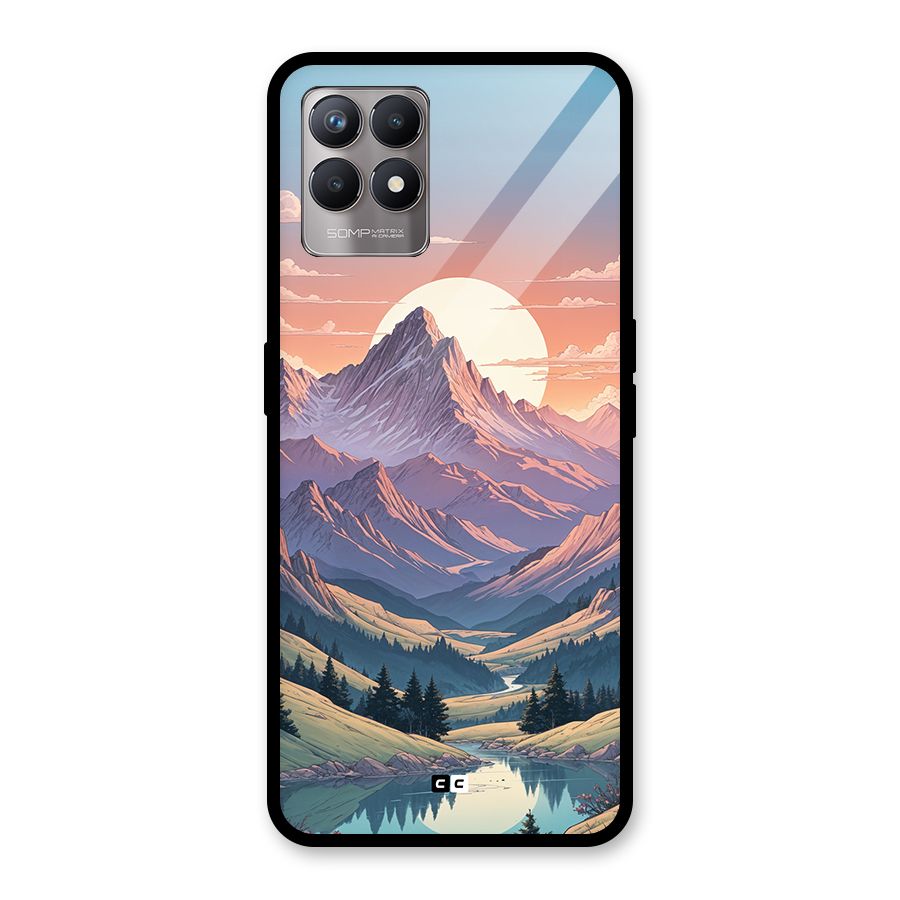 Sweet Evening Glass Back Case for Realme 8i