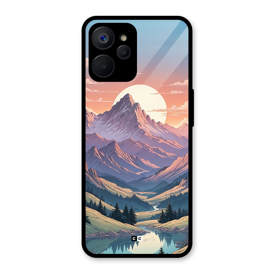 Sweet Evening Glass Back Case for Realme 9i 5G