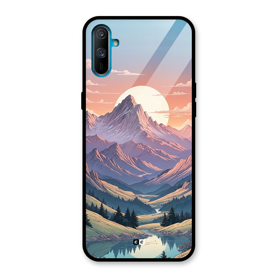 Sweet Evening Glass Back Case for Realme C3