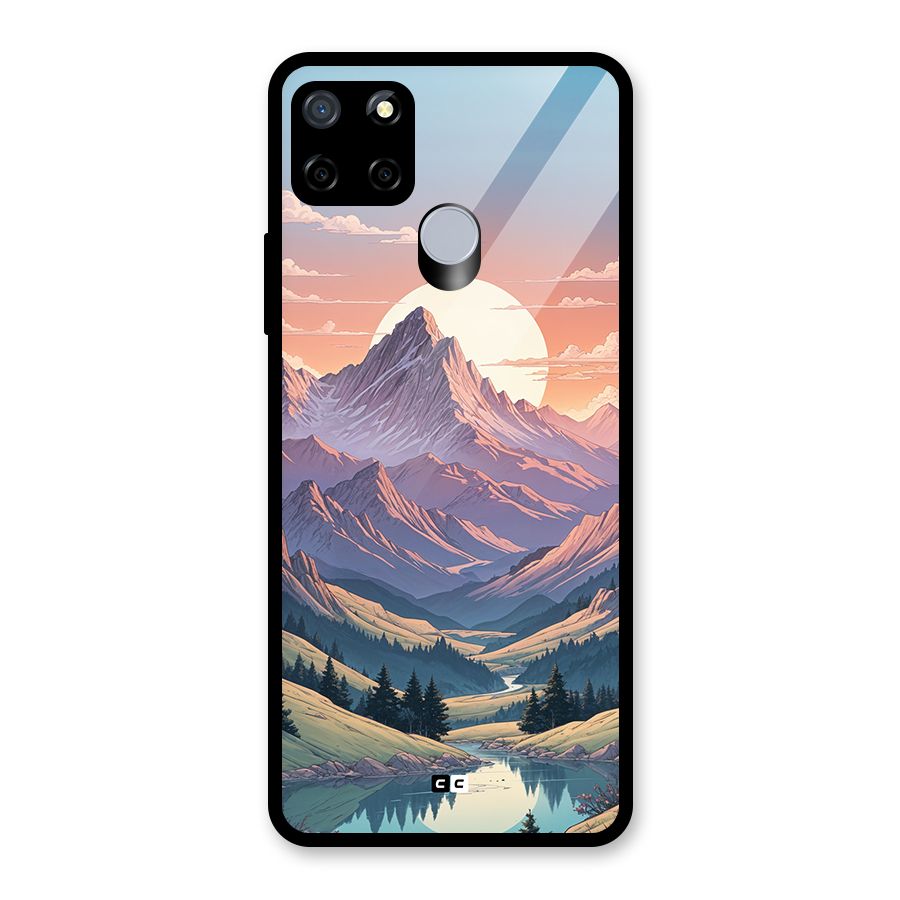 Sweet Evening Glass Back Case for Realme Narzo 30A