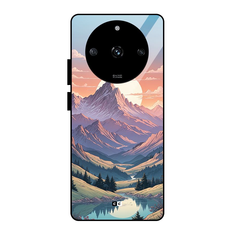Sweet Evening Glass Back Case for Realme Narzo 60 5G