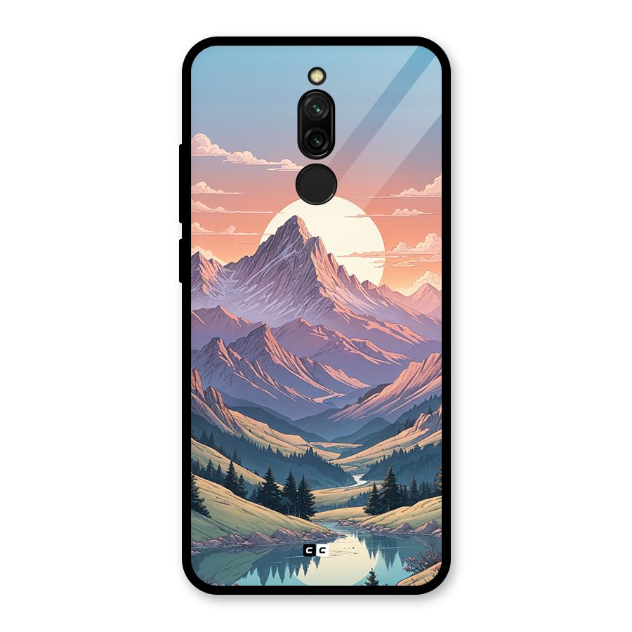 Sweet Evening Glass Back Case for Redmi 8