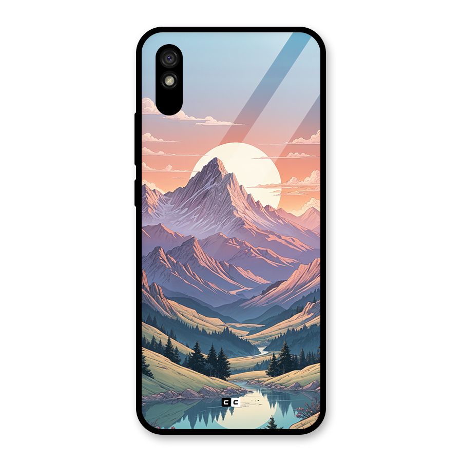 Sweet Evening Glass Back Case for Redmi 9A