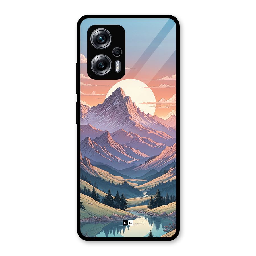 Sweet Evening Glass Back Case for Redmi K50i