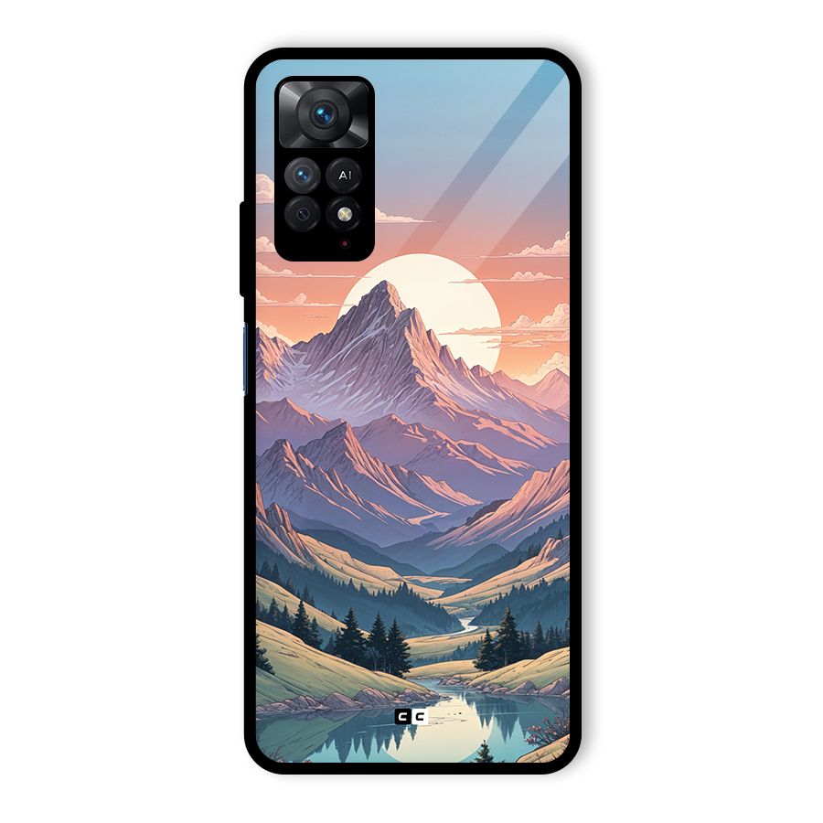 Sweet Evening Glass Back Case for Redmi Note 11 Pro
