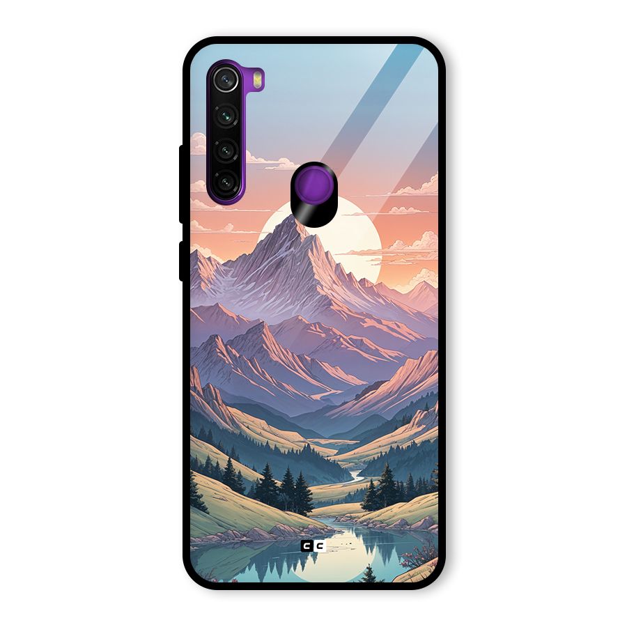 Sweet Evening Glass Back Case for Redmi Note 8