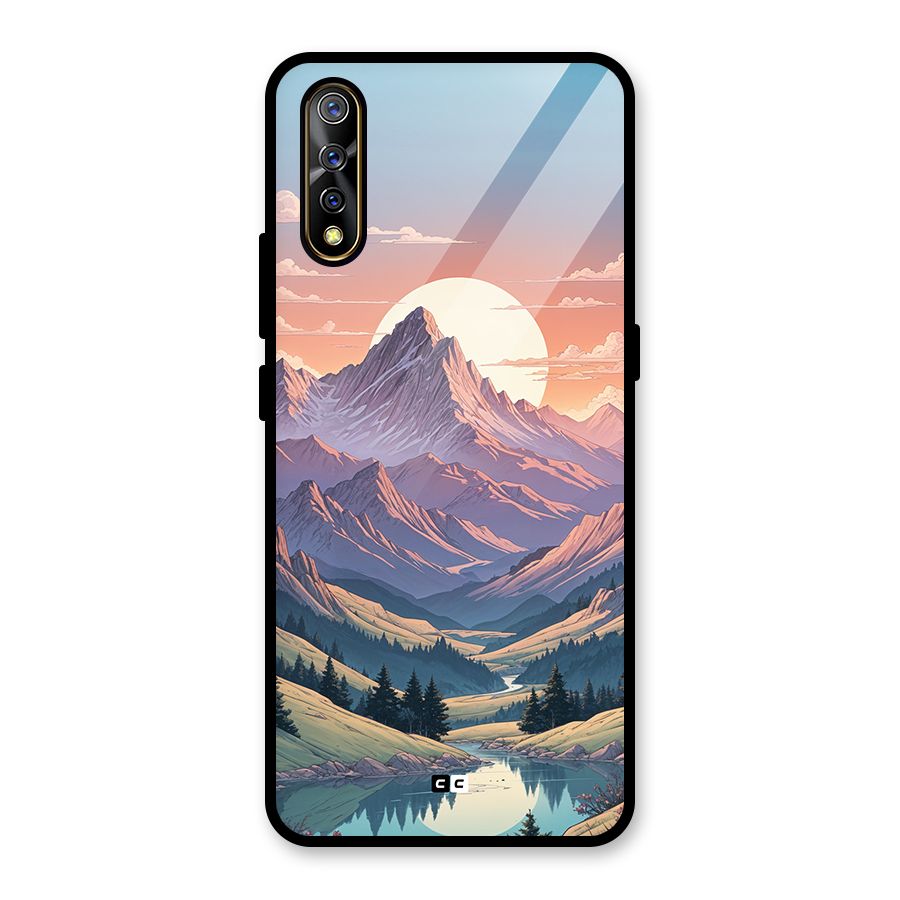 Sweet Evening Glass Back Case for Vivo S1