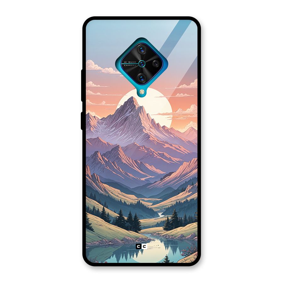 Sweet Evening Glass Back Case for Vivo S1 Pro