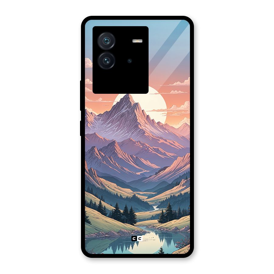 Sweet Evening Glass Back Case for Vivo iQOO Neo 6 5G