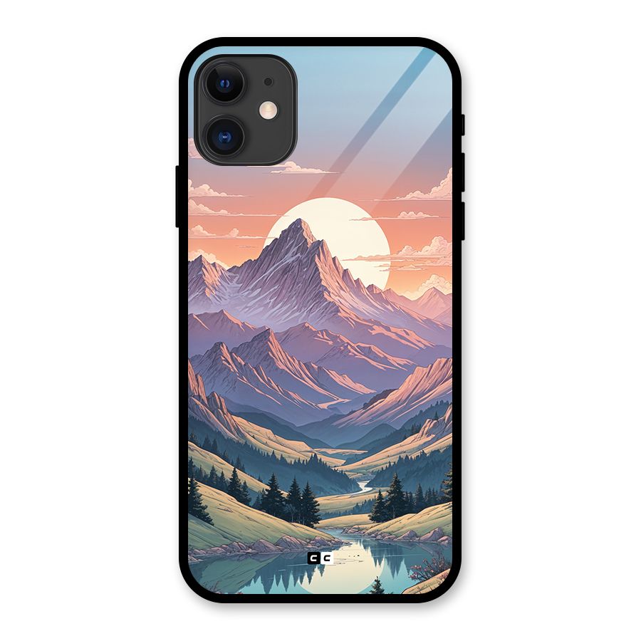 Sweet Evening Glass Back Case for iPhone 11