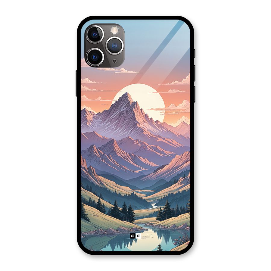 Sweet Evening Glass Back Case for iPhone 11 Pro Max