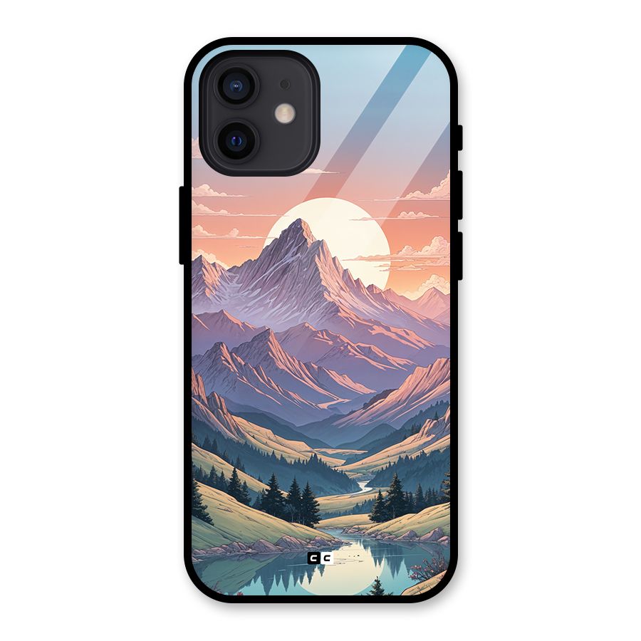 Sweet Evening Glass Back Case for iPhone 12