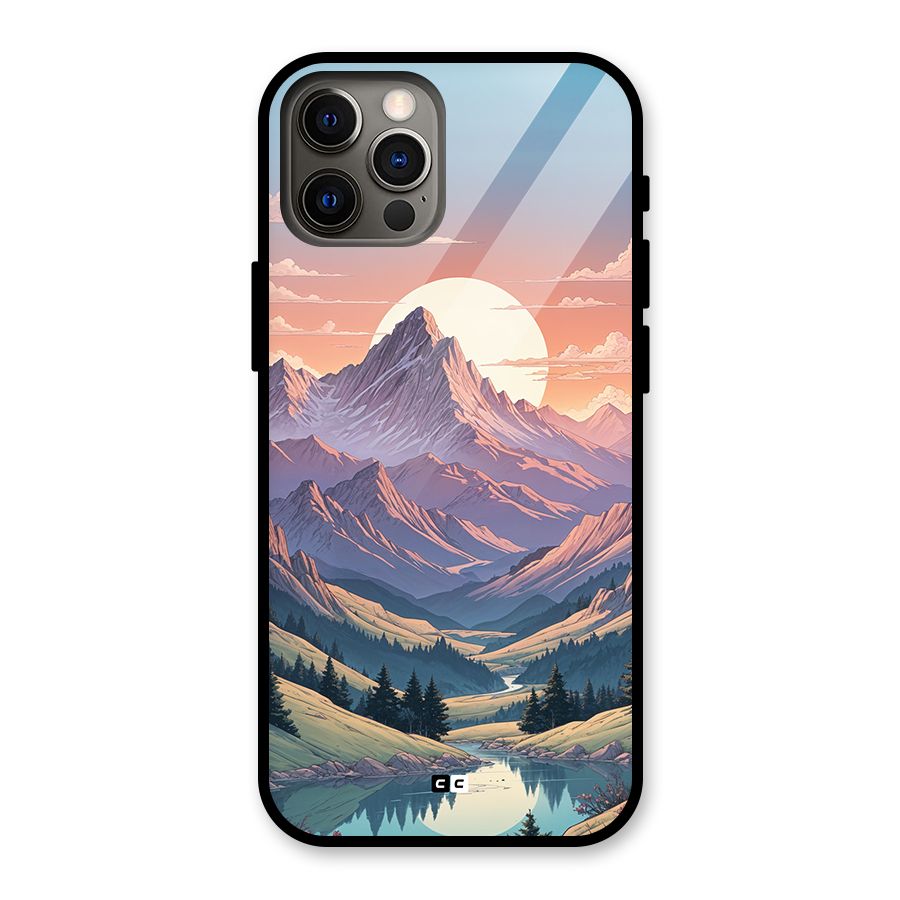 Sweet Evening Glass Back Case for iPhone 12 Pro