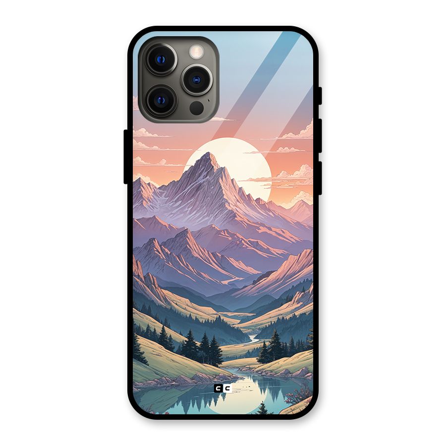 Sweet Evening Glass Back Case for iPhone 12 Pro Max