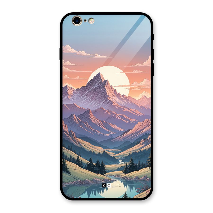 Sweet Evening Glass Back Case for iPhone 6 Plus 6S Plus