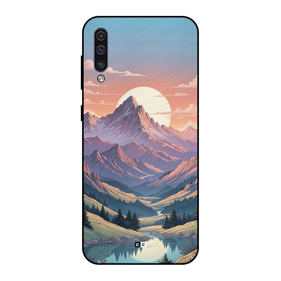 Sweet Evening Metal Back Case for Galaxy A50
