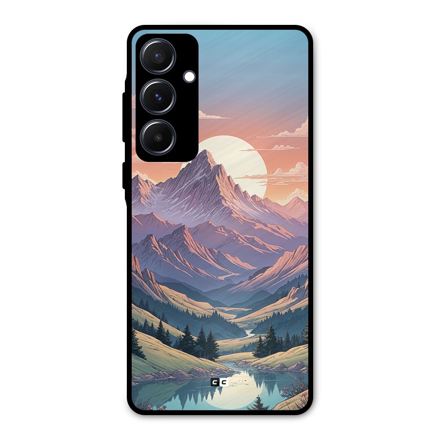 Sweet Evening Metal Back Case for Galaxy A55