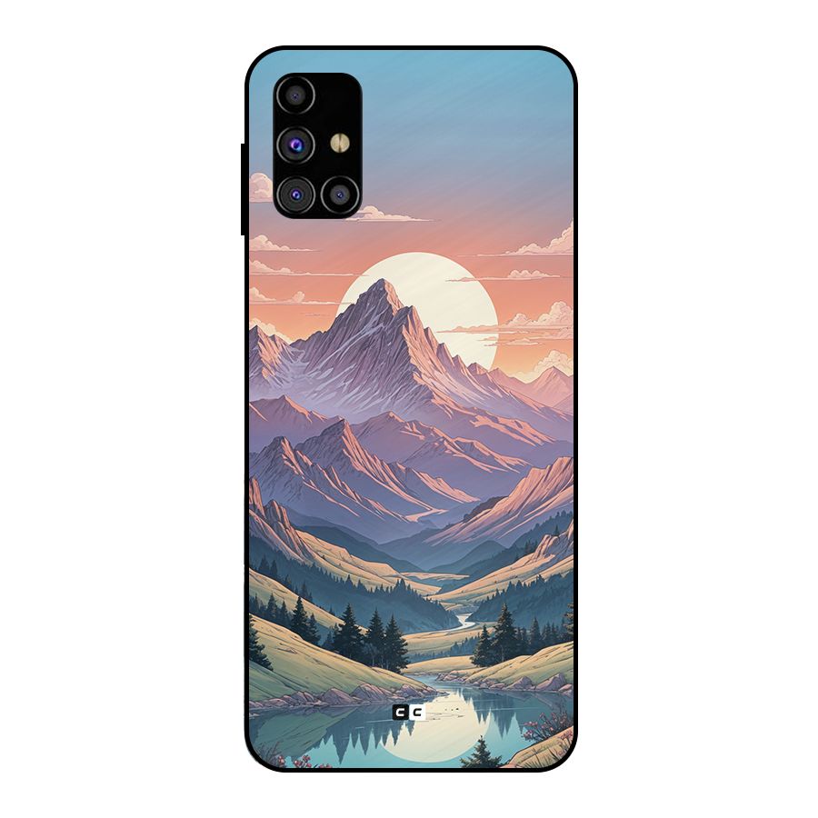Sweet Evening Metal Back Case for Galaxy M31s