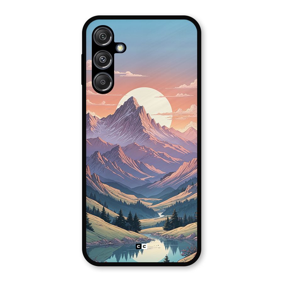 Sweet Evening Metal Back Case for Galaxy M34 5G