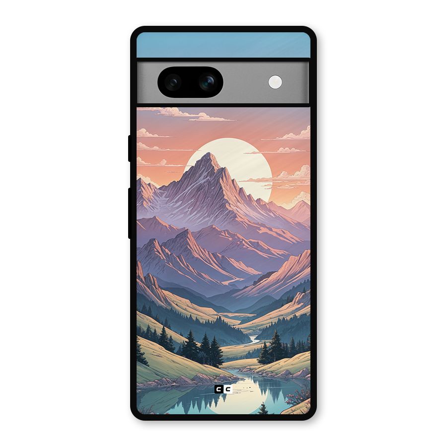 Sweet Evening Metal Back Case for Google Pixel 7a