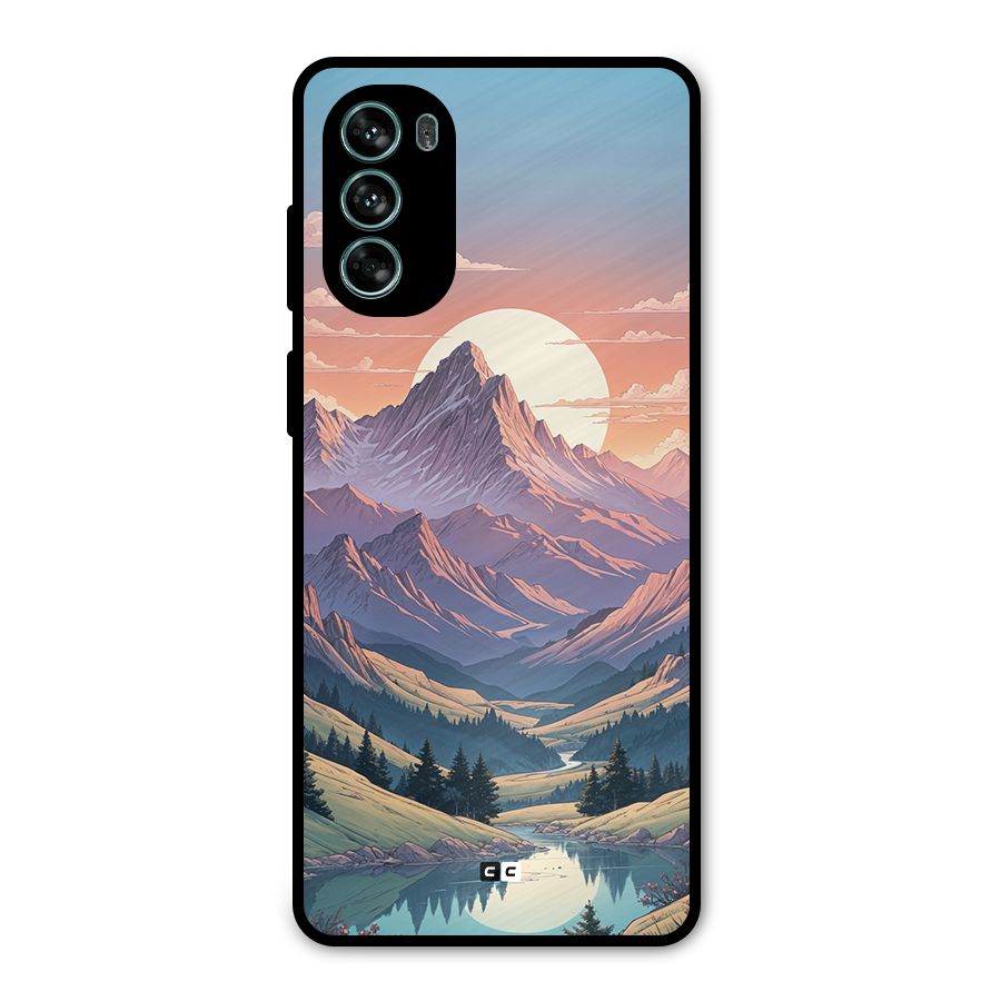 Sweet Evening Metal Back Case for Moto G62
