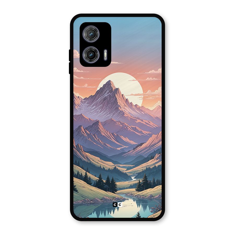 Sweet Evening Metal Back Case for Moto G73