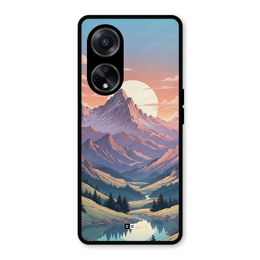 Sweet Evening Metal Back Case for Oppo F23