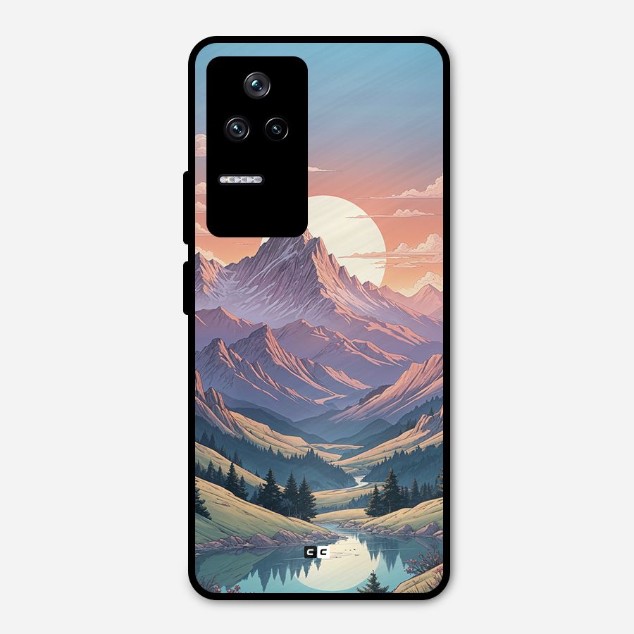 Sweet Evening Metal Back Case for Poco F4 5G