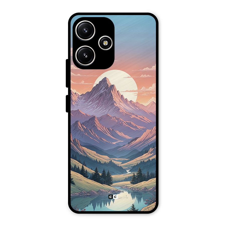 Sweet Evening Metal Back Case for Poco M6 Pro