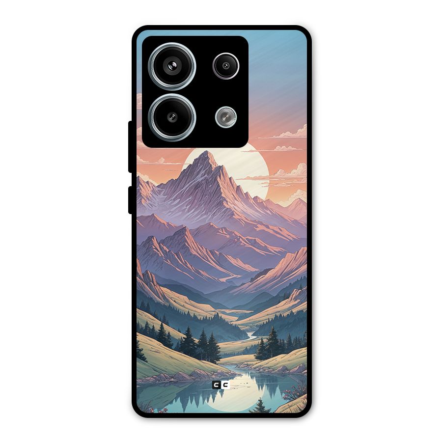 Sweet Evening Metal Back Case for Redmi Note 13 Pro 5G