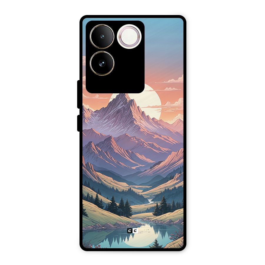 Sweet Evening Metal Back Case for Vivo T2 Pro