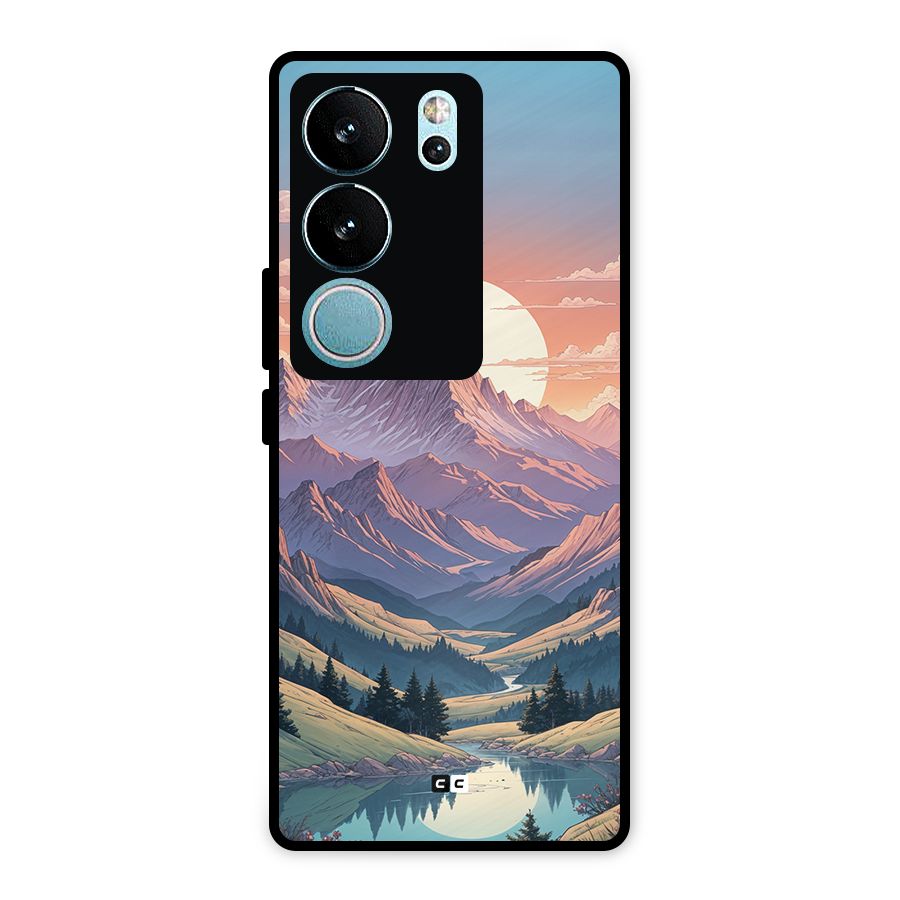 Sweet Evening Metal Back Case for Vivo V29