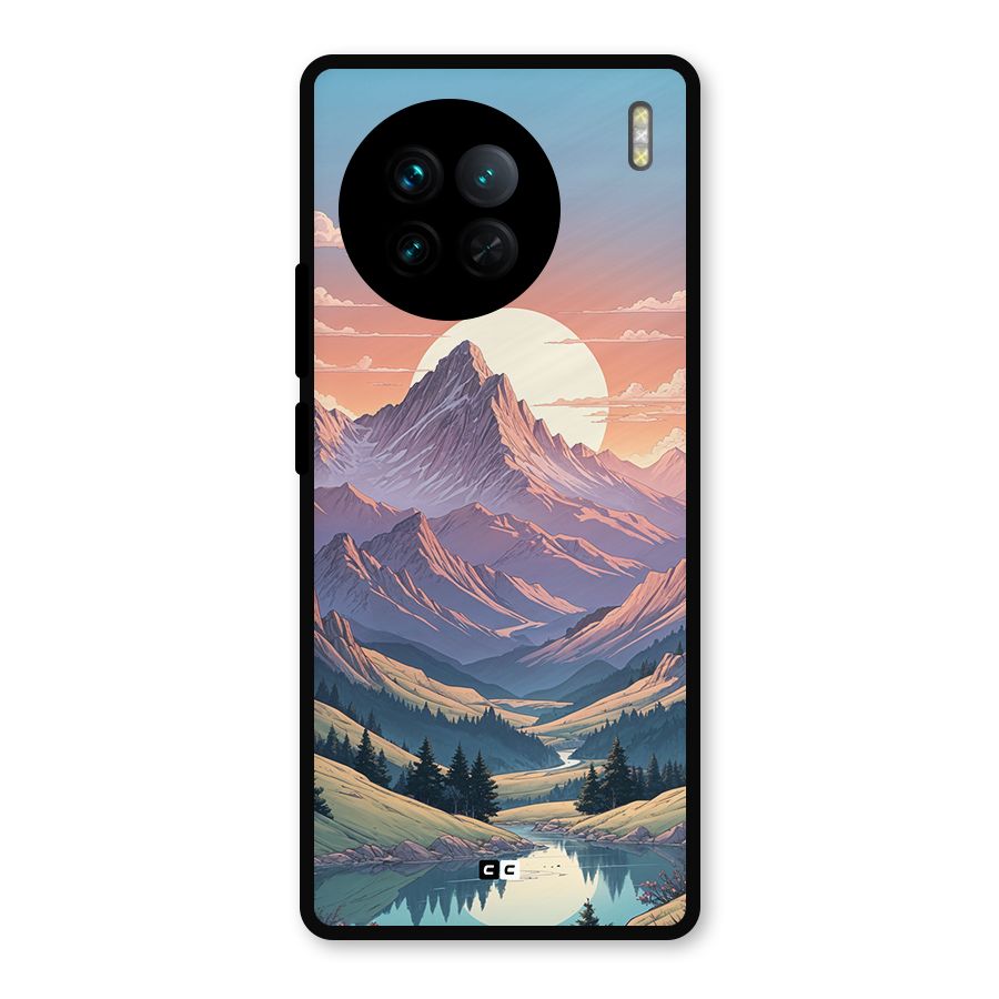 Sweet Evening Metal Back Case for Vivo X90