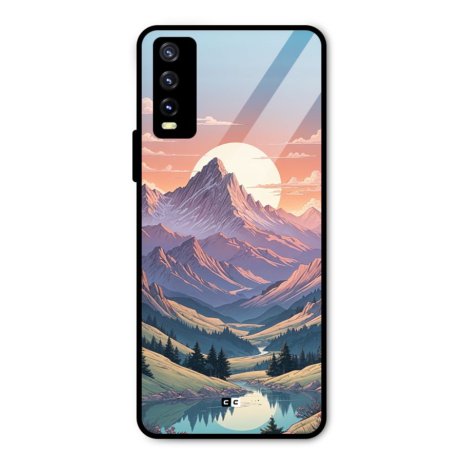 Sweet Evening Metal Back Case for Vivo Y20g