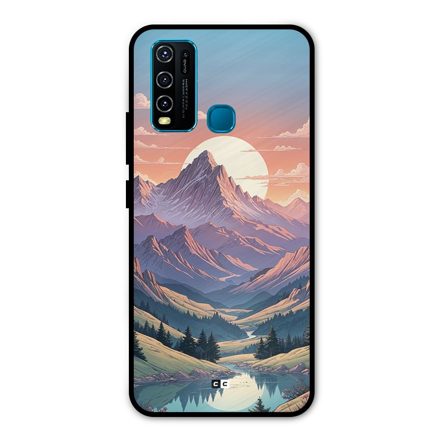 Sweet Evening Metal Back Case for Vivo Y30