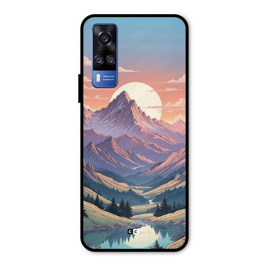 Sweet Evening Metal Back Case for Vivo Y31