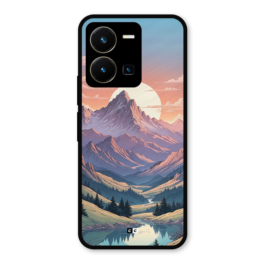 Sweet Evening Metal Back Case for Vivo Y35